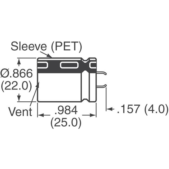 ESMQ161VSN561MP25S United Chemi-Con  Aluminum Electrolytic Capacitors